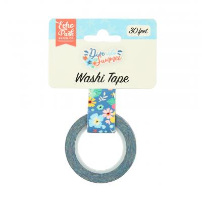 Echo Park Dive Into Summer Washi Tape - Aloha Floral